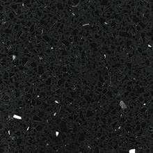 Столешница чёрного цвета из искусственного камня